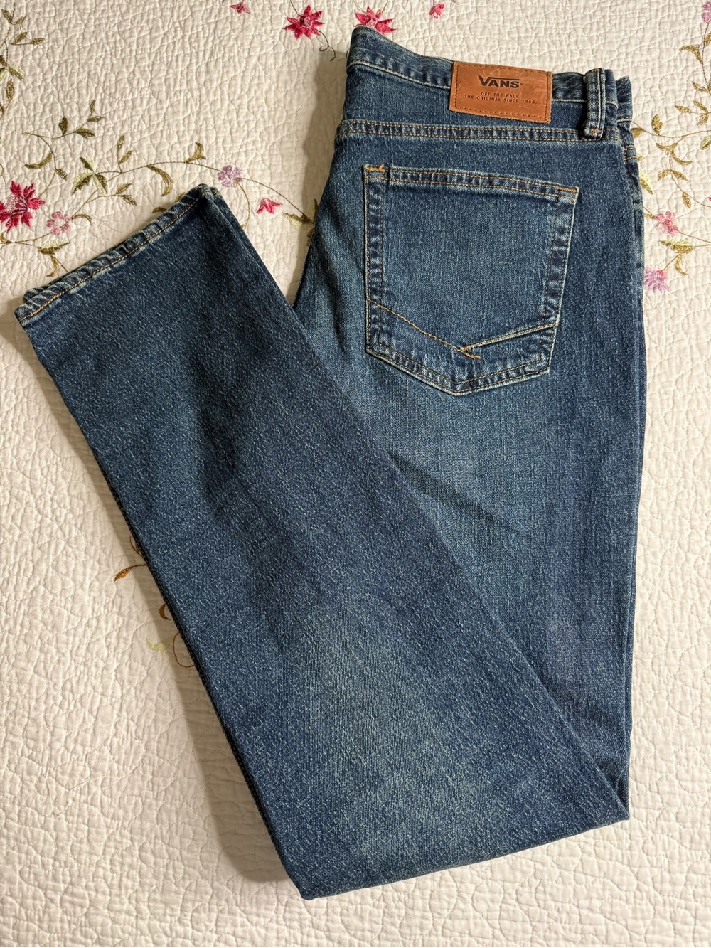 Vans Men’s V76 Skinny Pants blue 34x32